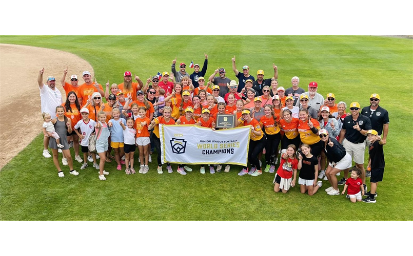 What a way to finish the story! 2025 Junior SB World Series Champions!